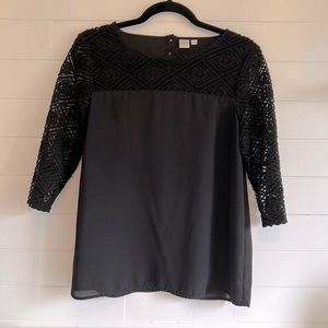 Black Twik Blouse